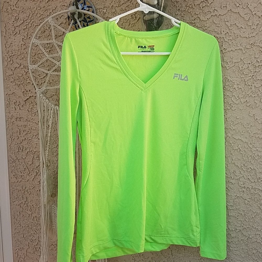 Fila long sleeve workout top